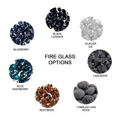 Fire Glass Options - Stone Mountain Castings and Design
